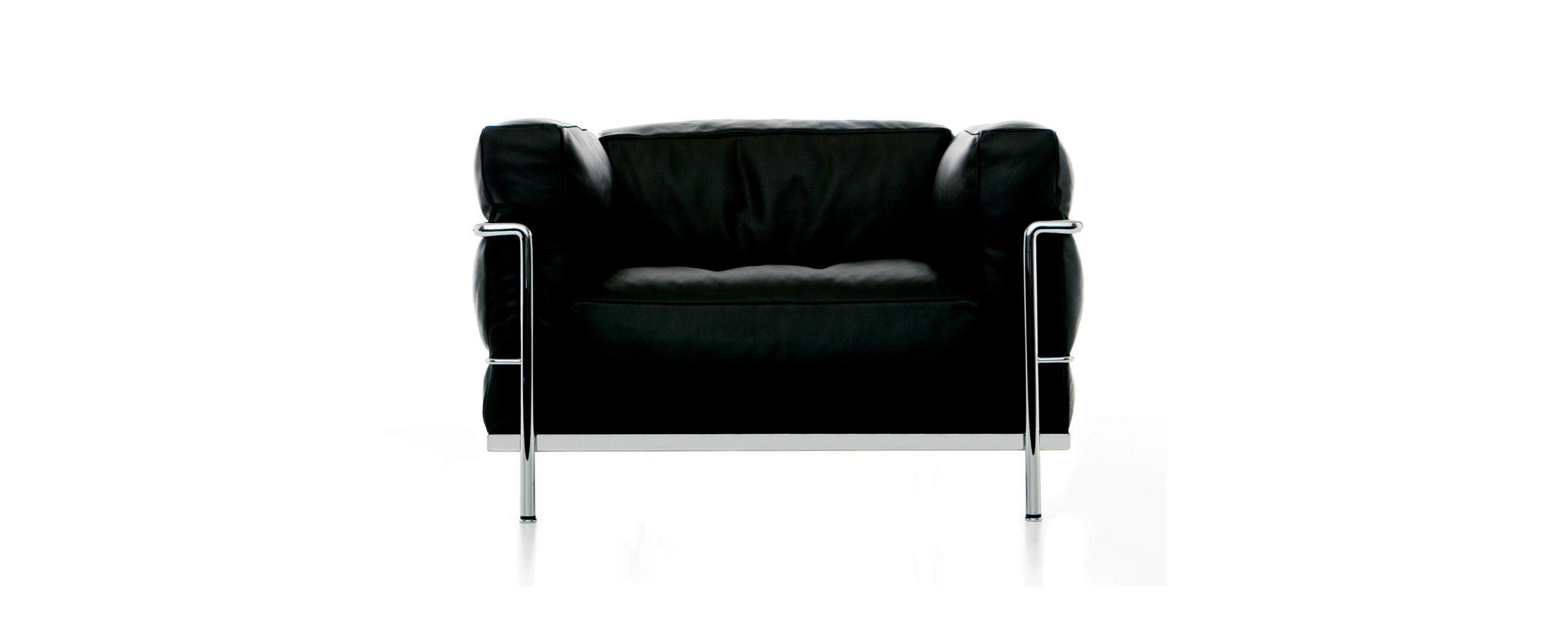 lc3 poltrona armchair oleh le corbusier / cassina